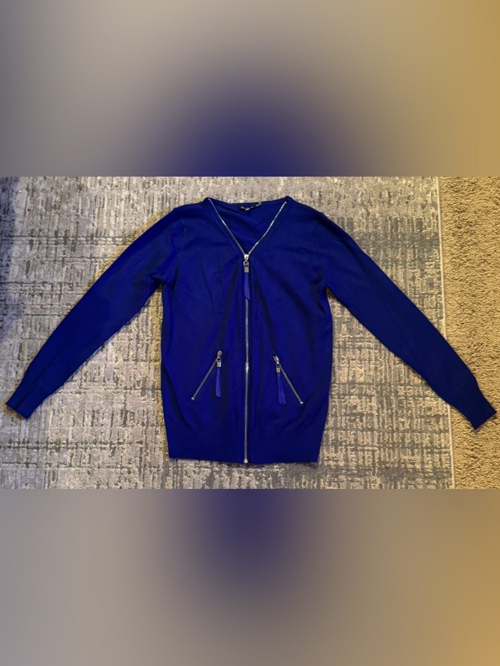 Milano Bold Royal Blue Zip-Up